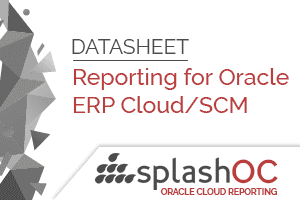 SplashBI for Oracle Cloud ERP 2
