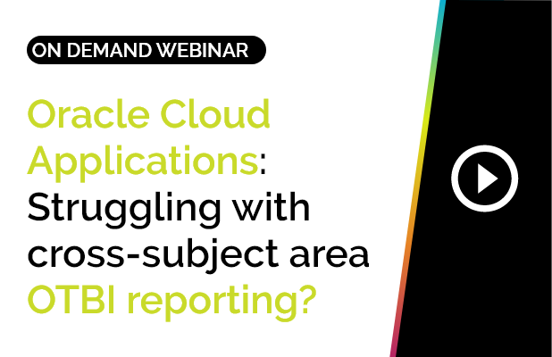 Oracle Cloud Applications: Struggling with cross-subject area OTBI reporting? 1