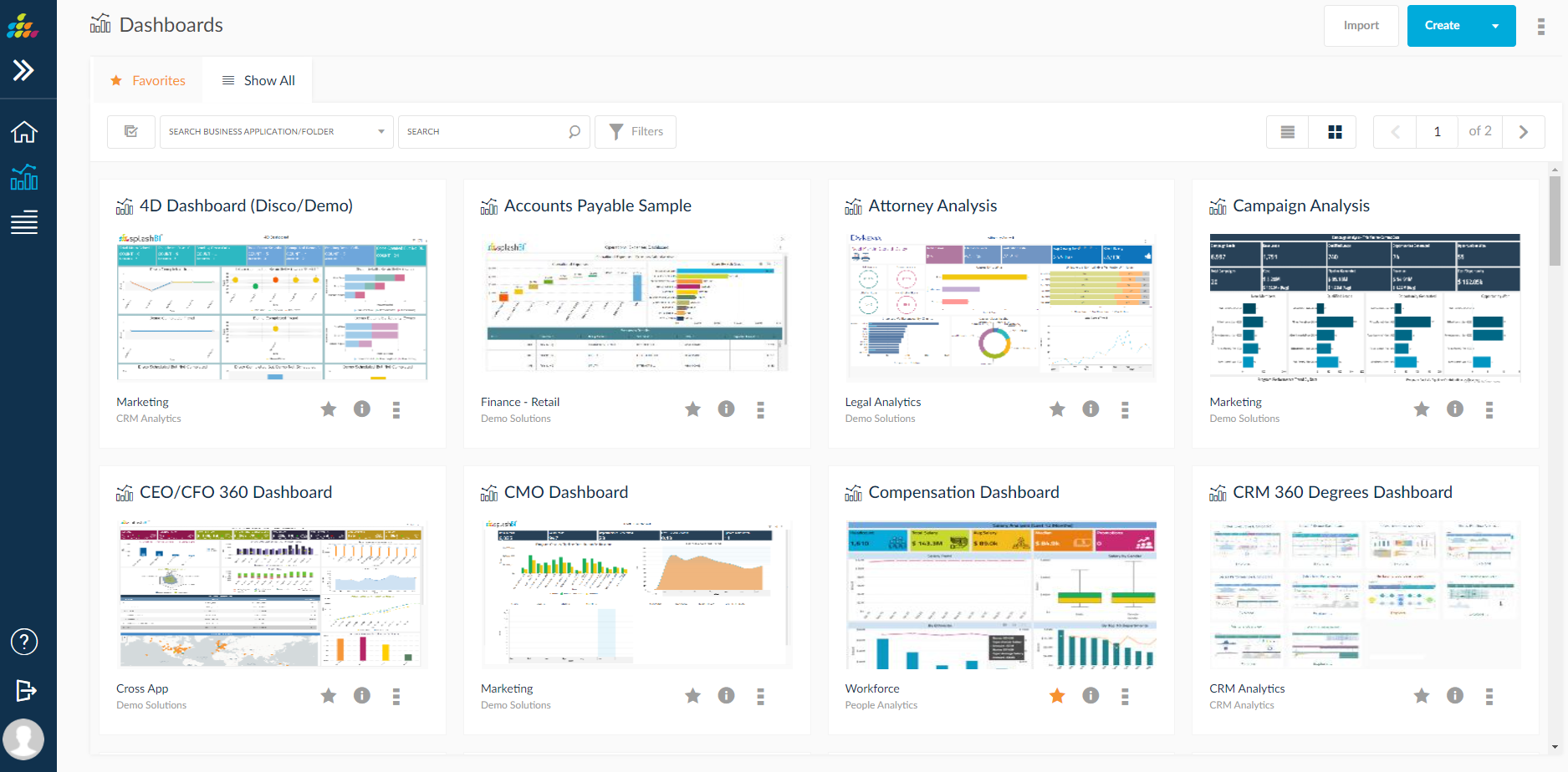 Getting Started With SplashBI Dashboards 1