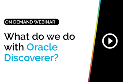 What do we do with Oracle Discoverer? 10