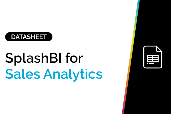 SplashBI for Sales Analytics 1
