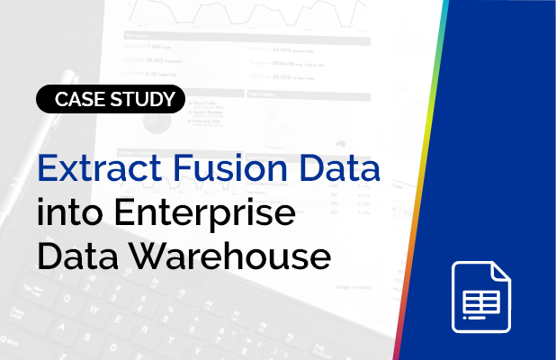 Extract Fusion Data into Enterprise Data Warehouse 9