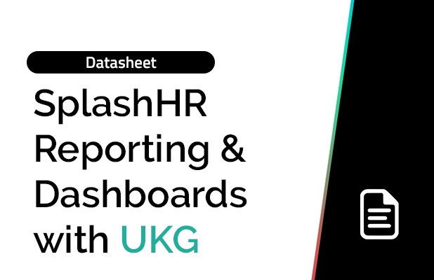 SplashBI For HR People Analytics With UKG 10