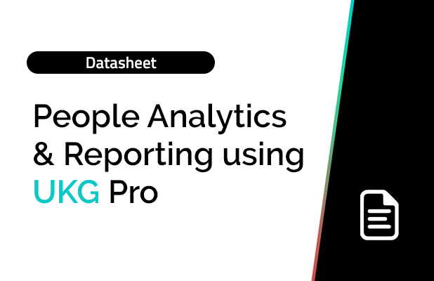 People Analytics & Reporting using UKG Pro