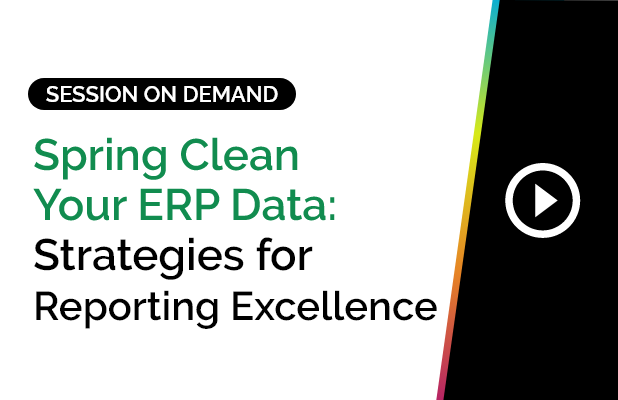 Spring Clean your ERP Data.