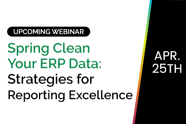 Spring Clean Your ERP Data: Strategies for Reporting Excellence 1