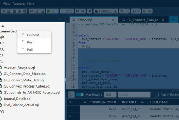 SQL with Git Integration