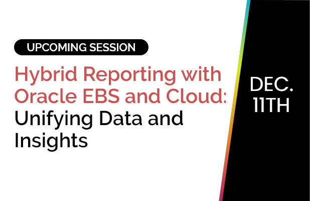 Hybrid Reporting with Oracle EBS and Cloud