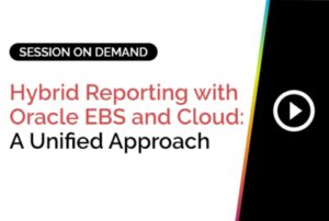 Hybrid Reporting with Oracle EBS and Cloud 3 Hybrid Reporting with Oracle EBS and Cloud