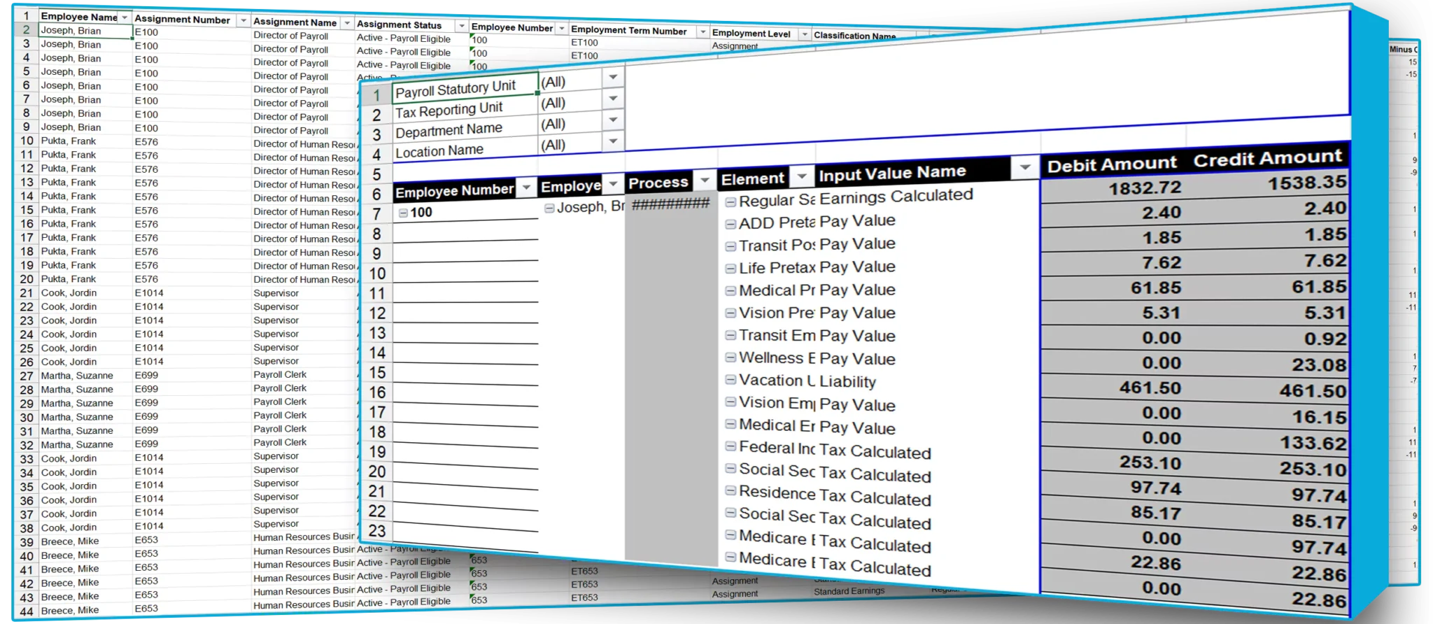 Sample reports for Oracle Fusion Cloud | SplashBI 8