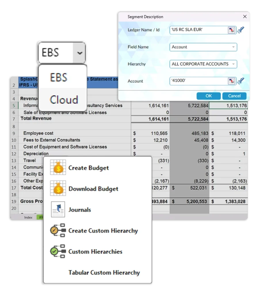Enhanced Oracle Cloud & EBS Reporting with GL Connect