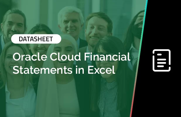 Oracle Cloud Financial Statements in Excel