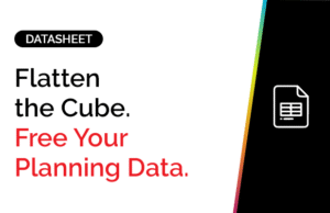 Flatten the Cube. Free Your Planning Data.