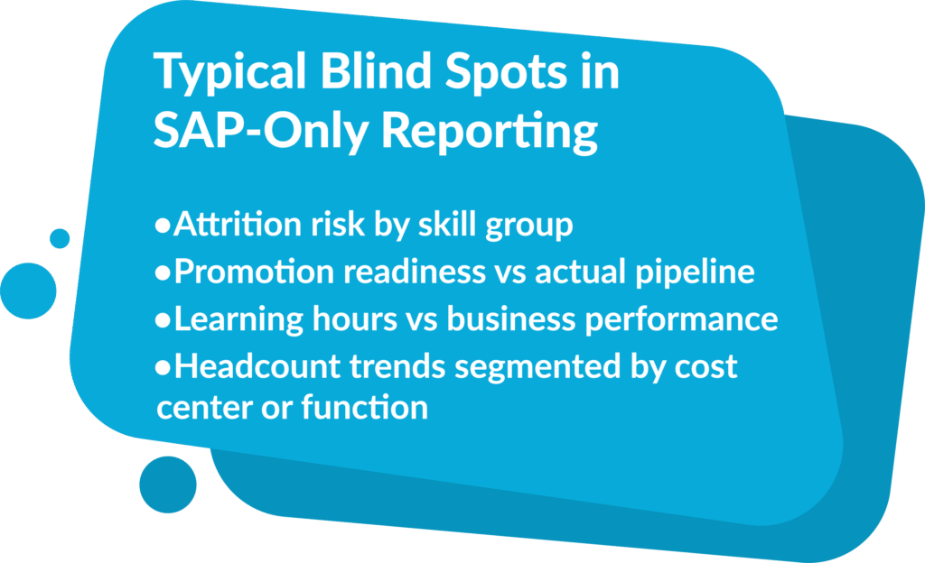 Typical Blind Spots in SAP-Only Reporting
