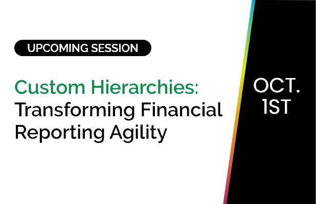 Custom Hierarchies: Transforming Financial Reporting Agility
